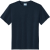 Custom Port & Co Youth Performance Tee. True Navy Blue