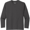Custom Port & Co Youth Long Sleeve Performance Tee Charcoal
