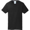 Custom Port & Co Performance Blend Tee. Jet Black