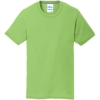 Custom Port & Co Performance Blend Tee. Lime Green
