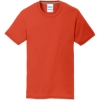 Custom Port & Co Performance Blend Tee. Orange