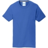 Custom Port & Co Performance Blend Tee. True Royal Blue