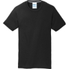 Custom Port & Co Youth Performance Blend Tee. Jet Black
