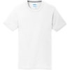 Custom Port & Co Youth Performance Blend Tee. White