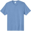 Custom Port & Co Heather Performance Tee Carolina Blue Heather