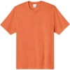 Custom Port & Co Heather Performance Tee Deep Orange Heather