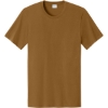 Custom Port & Co Easy Cotton Tee Duck Brown
