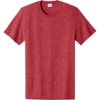 Custom Port & Co Easy Cotton Tee HthrRed