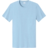 Custom Port & Co Easy Cotton Tee Ice Blue