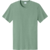 Custom Port & Co Easy Cotton Tee Laurel Green