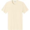 Custom Port & Co Easy Cotton Tee Natural Beige