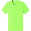 Custom Port & Co Easy Cotton Tee Neon Green