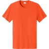 Custom Port & Co Easy Cotton Tee Orange