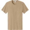 Custom Port & Co Easy Cotton Tee Sand Beige