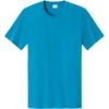 Custom Port & Co Easy Cotton Tee Sapphire Blue