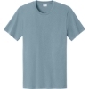Custom Port & Co Easy Cotton Tee Stonewashed Blue