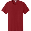 Custom Port & Co Easy Cotton Tee Vintage Red