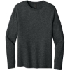 Custom Port & Co Easy Cotton Long Sleeve Tee Black Heather