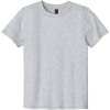 Custom Port & Co Youth Easy Cotton Tee Ash White