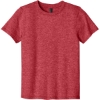 Custom Port & Co Youth Easy Cotton Tee Heather Red