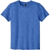 Custom Port & Co Youth Easy Cotton Tee Heather Royal Blue
