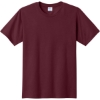 Custom Port & Co Fan Favorite Tee. Athletic Maroon Red