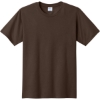 Custom Port & Co Fan Favorite Tee. Dark Chocolate Brown