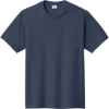 Custom Port & Co Fan Favorite Tee. Heather Navy Blue