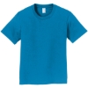 Custom Port & Co Youth Fan Favorite Tee. Sapphire Blue