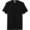 Custom Port & Co Fan Favorite Blend Tee. Jet Black