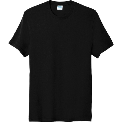 Custom Port & Co Fan Favorite Blend Tee. Jet Black