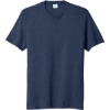 Custom Port & Co Fan Favorite Blend Tee. Team Navy Hthr