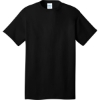 Custom Port & Co Core Cotton DTG Tee Jet Black