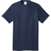 Custom Port & Co Core Cotton DTG Tee Navy Blue