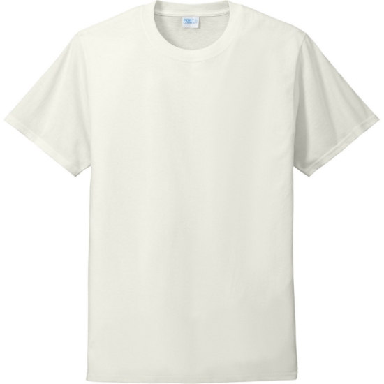 Custom Port & Co Core Cotton PFD Tee PFD White