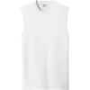 Custom Port & Co Core Cotton Sleeveless Tee. White
