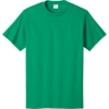 Custom Port & Co Tall Core Cotton Tee Kelly Green