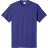 Custom Port & Co Tall Core Cotton Tee Purple