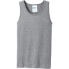 Custom Port & Co Core Cotton Tank Top. Athletic Heather Gray