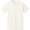 Custom Port & Co Youth Core Cotton Tee. Ivory White