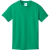 Custom Port & Co Youth Core Cotton Tee. Kelly Green