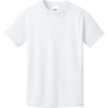 Custom Port & Co Youth Core Cotton Tee. White
