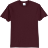Custom Port & Co Tall Core Blend Tee. Athletic Maroon Red