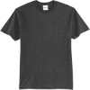 Custom Port & Co Tall Core Blend Tee. Dark Hthr Grey