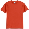 Custom Port & Co Tall Core Blend Tee. Orange