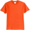 Custom Port & Co Tall Core Blend Tee. Safety Orange