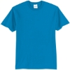Custom Port & Co Tall Core Blend Tee. Sapphire Blue