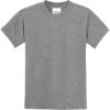 Custom Port & Co Youth Core Blend Tee. Athletic Heather Gray