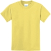 Custom Port & Co Youth Core Blend Tee. Yellow