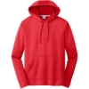 Custom Port & Co Performance Fleece Pullover Hooded Sweatshirt. Red